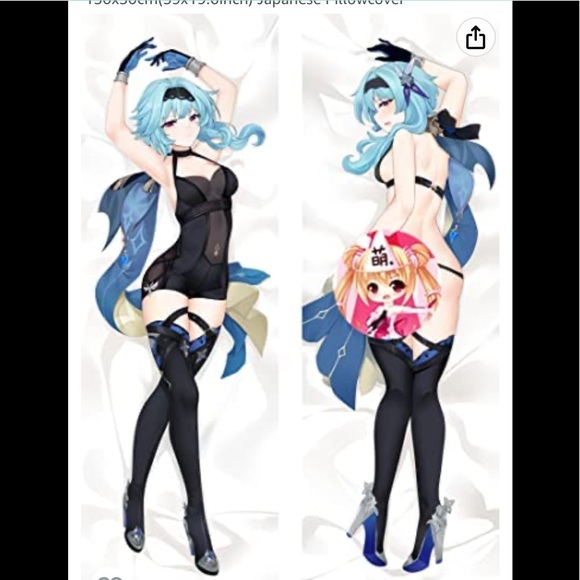 Genshin Impact Anime Peach Skin 150x50cm(59x19.6inch) Japanese Pillowcover - Picture 4 of 4